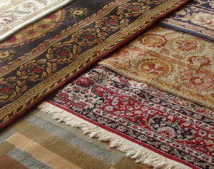 freshly cleaned oriental rugs